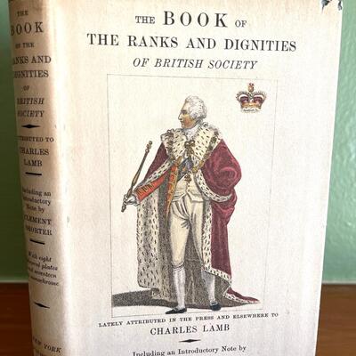 LOT 11 - Book of Ranks and Dignities of British Society - SIGNED by Marianne Moore