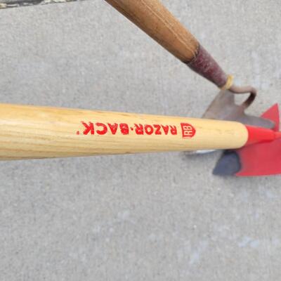 Lot 239: (2) Pointed Garden Hoes