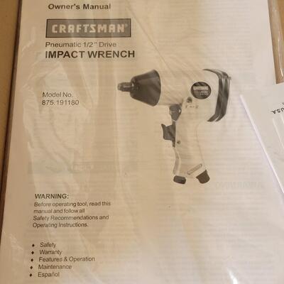 Lot 293: Craftsman Impact Wrenches (3) Set