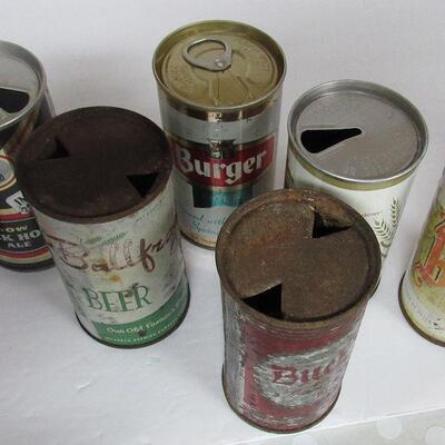 Vintage 11 Old Beer Cans Blatz, Buckeye, Bubs, Black Horse, More. Read description for more info. 