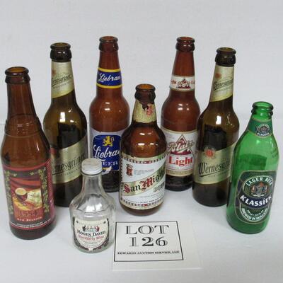 Lot of Vintage Beer Bottles, Blatz Light, San Miguel, More. Read description for more info.