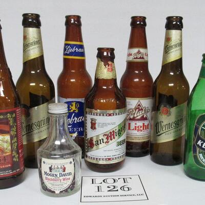 Lot of Vintage Beer Bottles, Blatz Light, San Miguel, More. Read description for more info.