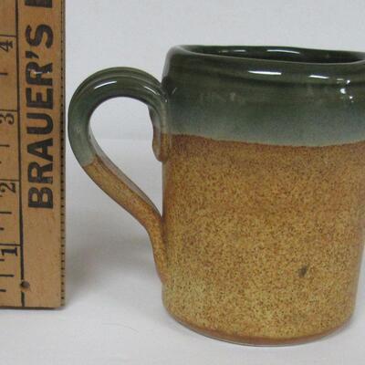 Rockey Mountain College Mug Billings Montana 1973, Cold Mountain Pottery