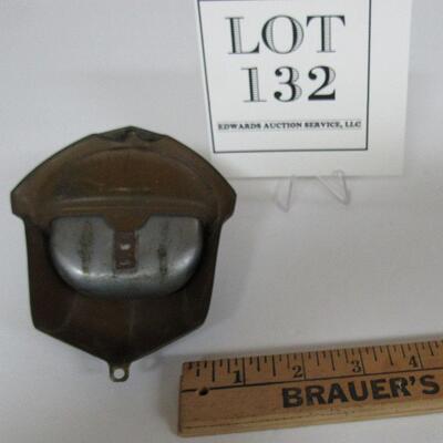 Old Metal Wall Hanging Ashtray