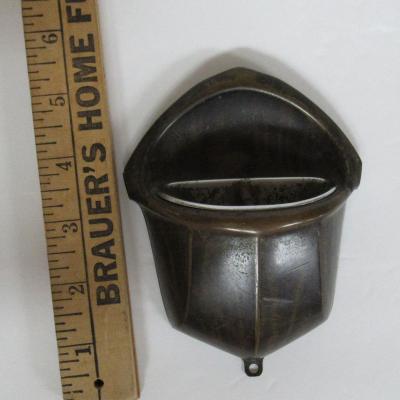 Old Metal Wall Hanging Ashtray