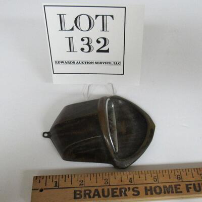Old Metal Wall Hanging Ashtray