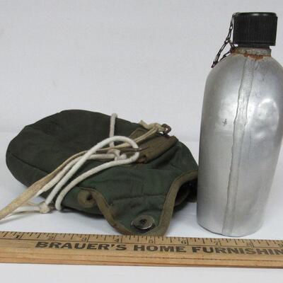 Vintage Army Canteen and Cover