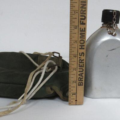 Vintage Army Canteen and Cover