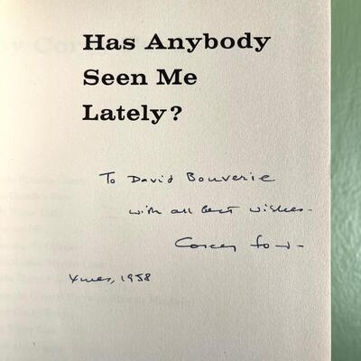 LOT 18 - SIGNED - Has Anybody Seen Me Lately - Corey Ford HB/DJ