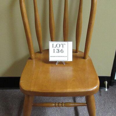 Childs Sturdy Wood Chair, Not Old But Good Quality