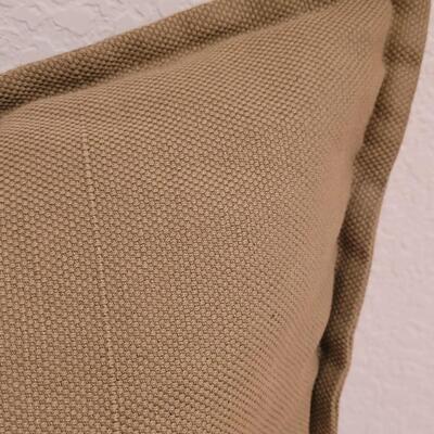 Lot 319: Crate & Barrel 20" Sage Pillow 