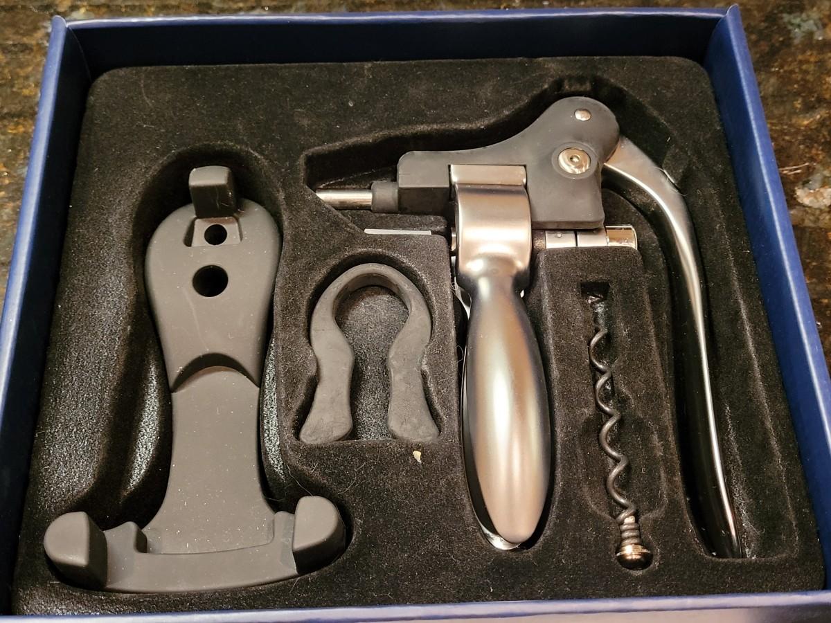 Lot 320 Brookstone Wine Opener Set