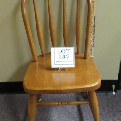 Childs Wood Chair - Not Old, But Good Quality, Sturdy #2