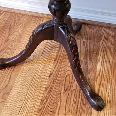 Lot #52  Vintage Three Tier Pie Crust Table