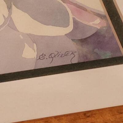 Lot 333: Carli Oliver Plumerias Print