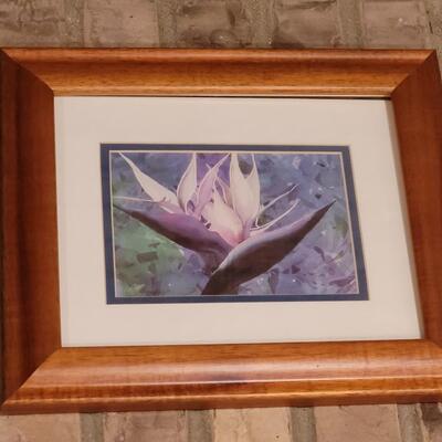 Lot 336: Carli Oliver White Bird in Paradise Print