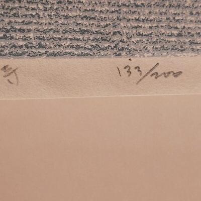 Lot 343: Woodblock signed by Artist