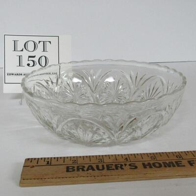 Anchor Hocking Clear Pressed Glass Bowl