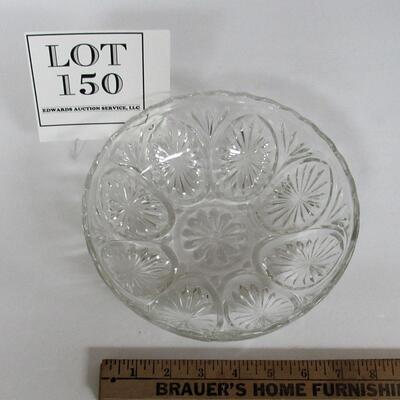 Anchor Hocking Clear Pressed Glass Bowl