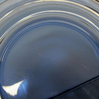 3 Moderntone Cobalt Blue 9" Plates