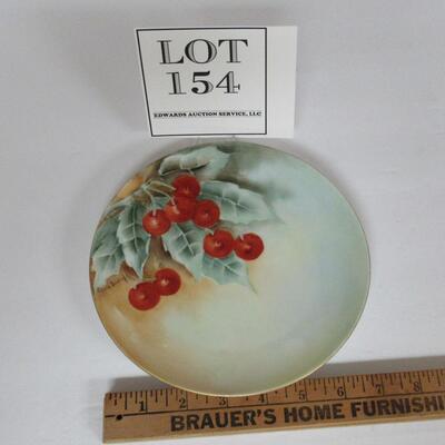 Vintage Bavarian Plate, Artist Signed Leona Bowley, Thomas Bavaria