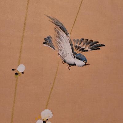 Lot 356: Hand Painted Panel by KIYOHIKO NISHIDA