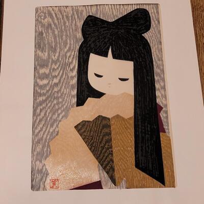 Lot 358: (2) Japanese Woodblocks