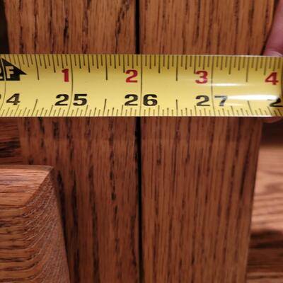 Lot 359: Woodley's 18'6" Large Oak Wall Unit