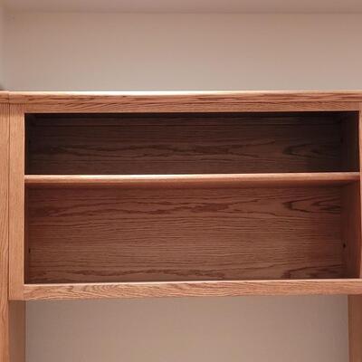 Lot 359: Woodley's 18'6" Large Oak Wall Unit