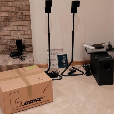 Lot 360: Bose Surround Sound with Manual, Remote and Box