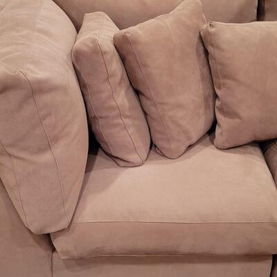 Lot 363: Crate & Barrel Couch (2 pieces)