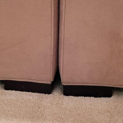 Lot 363: Crate & Barrel Couch (2 pieces)