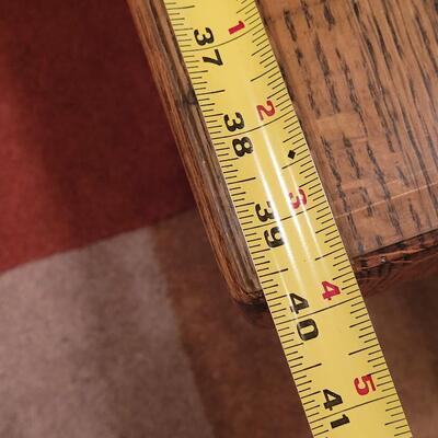 Lot 364: Mid Century Beveled Edge Glass Top Coffee (Hollow base)