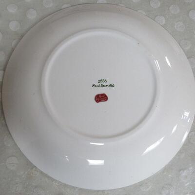 Vintage 8" Lefton Christmas Tree Plate
