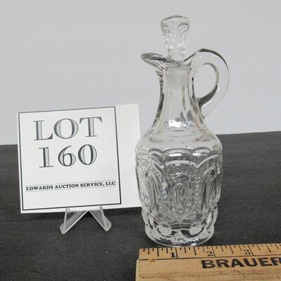 Vintage LE Smith Moon and Star Cruet With Orignal Stopper