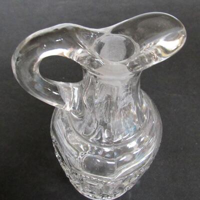 Vintage LE Smith Moon and Star Cruet With Orignal Stopper