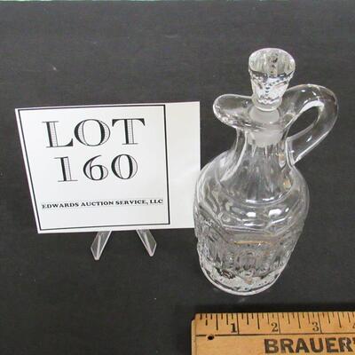 Vintage LE Smith Moon and Star Cruet With Orignal Stopper