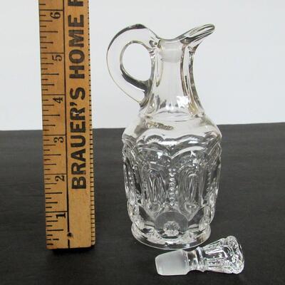 Vintage LE Smith Moon and Star Cruet With Orignal Stopper