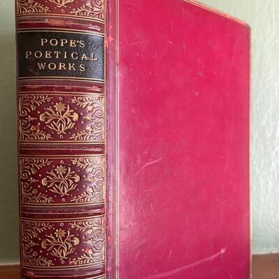 LOT 24 - The Poetical Works of Alexander Pope - Signature of Albert Vickers
