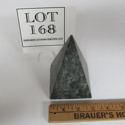 Neat Stone Pyramid Paperweight