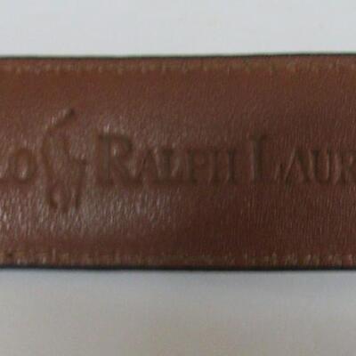 2 Nice Men's Belts, Ralph Lauren 40