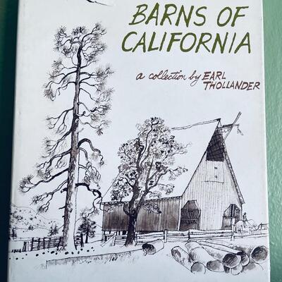 LOT 27 - SIGNED - Barns of California - Earl Thollander - California Historical Society