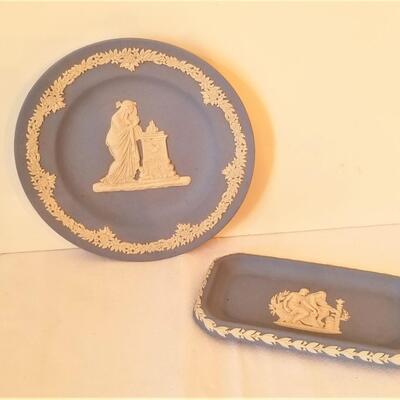 Lot #57 2 Pieces of Wedgwood China - Plate/Trinket Dish