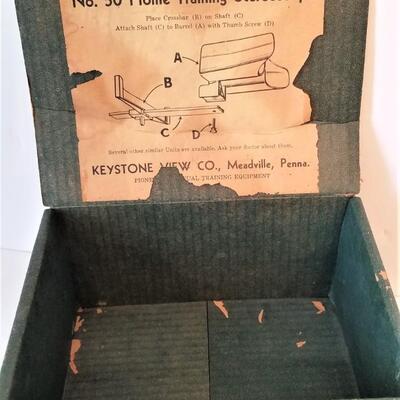 Lot #59 Stereoscope with Cards - Keystone Company