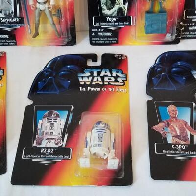 Lot #60 Star Wars: Power of the Force - Hasbro 1995 - 7 pieces