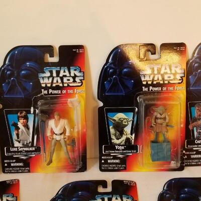 Lot #60 Star Wars: Power of the Force - Hasbro 1995 - 7 pieces