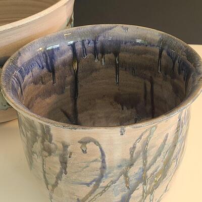 Lot 41: Artist Signed Studio Pottery Planters