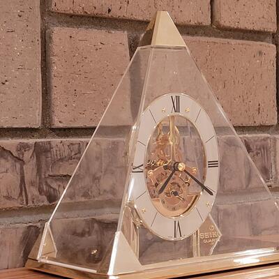 Lot 376: Seiko Pyramid Clock 
