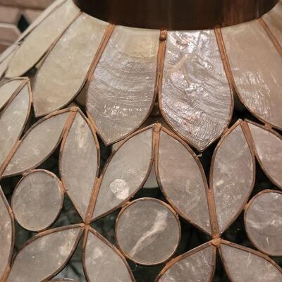 Lot 379: Shell Lamp (middle shade is no longer attached)