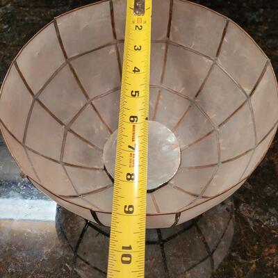 Lot 379: Shell Lamp (middle shade is no longer attached)